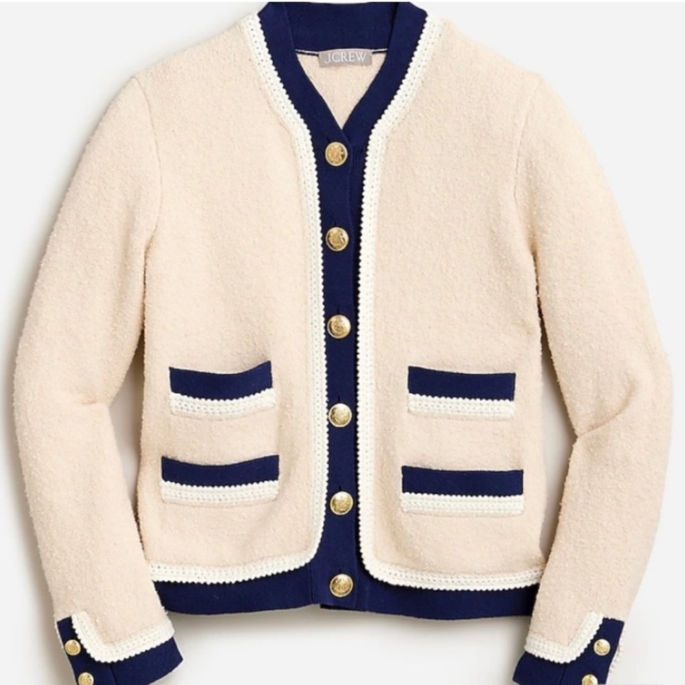 Textured bouclé lady jacket